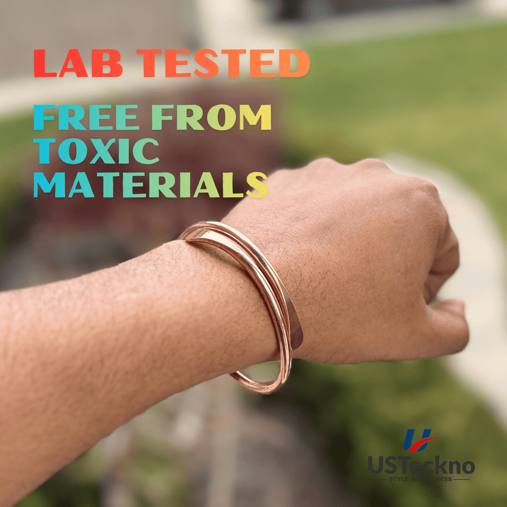 Hand Forged Unisex 100% Copper Bracelet. Made with Solid High Gauge Copper and Health benefits. Enhance your well-being in style!