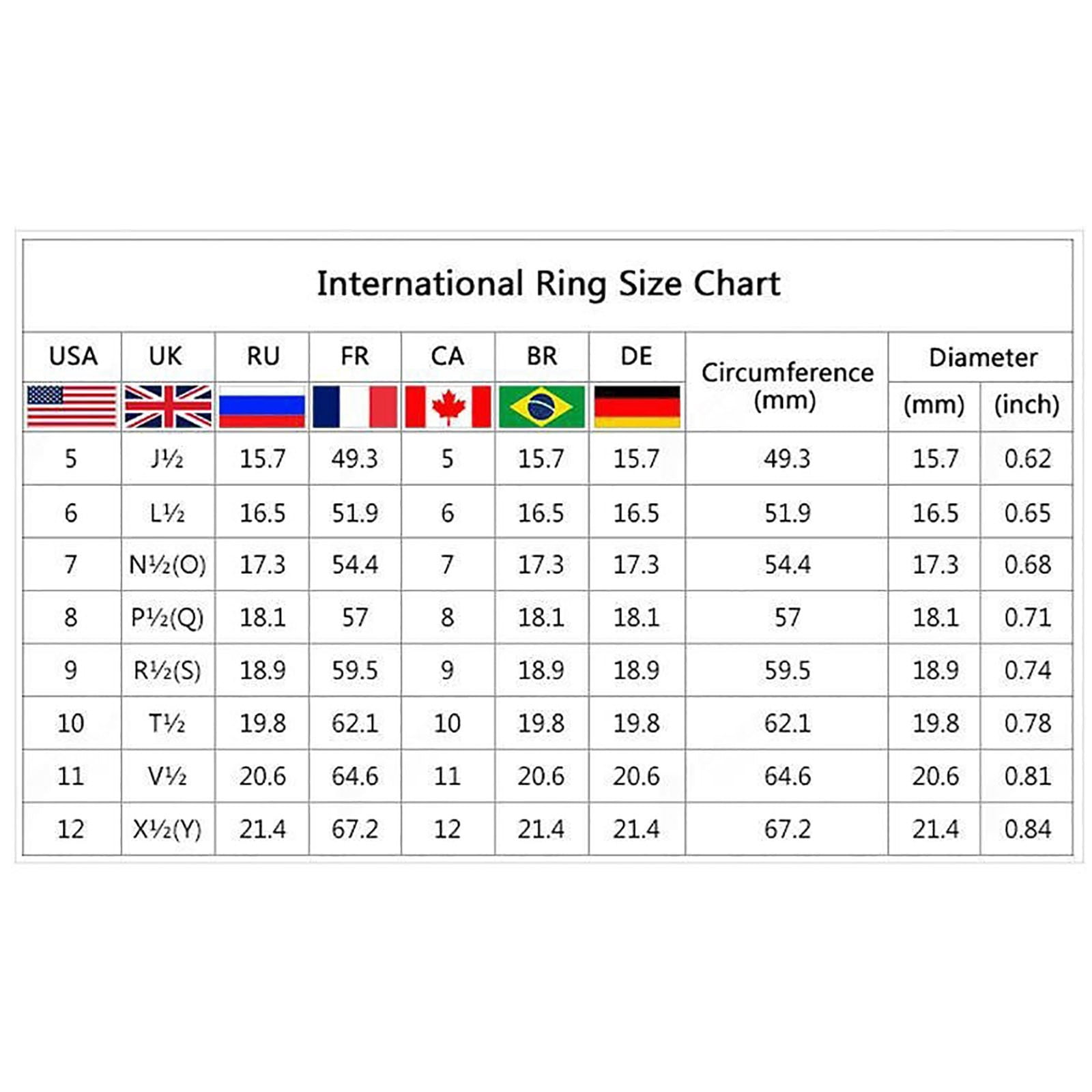 Women Ring Black Zircon Ring Ladies Jewelry Engaged Ring (Black,9)