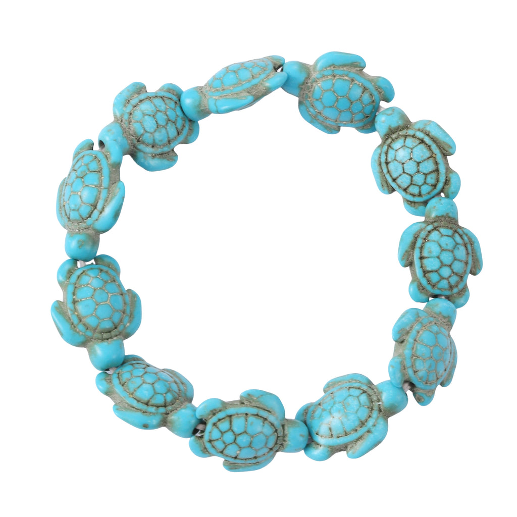 Turquoise Hawaiian Sea Turtle Bracelet