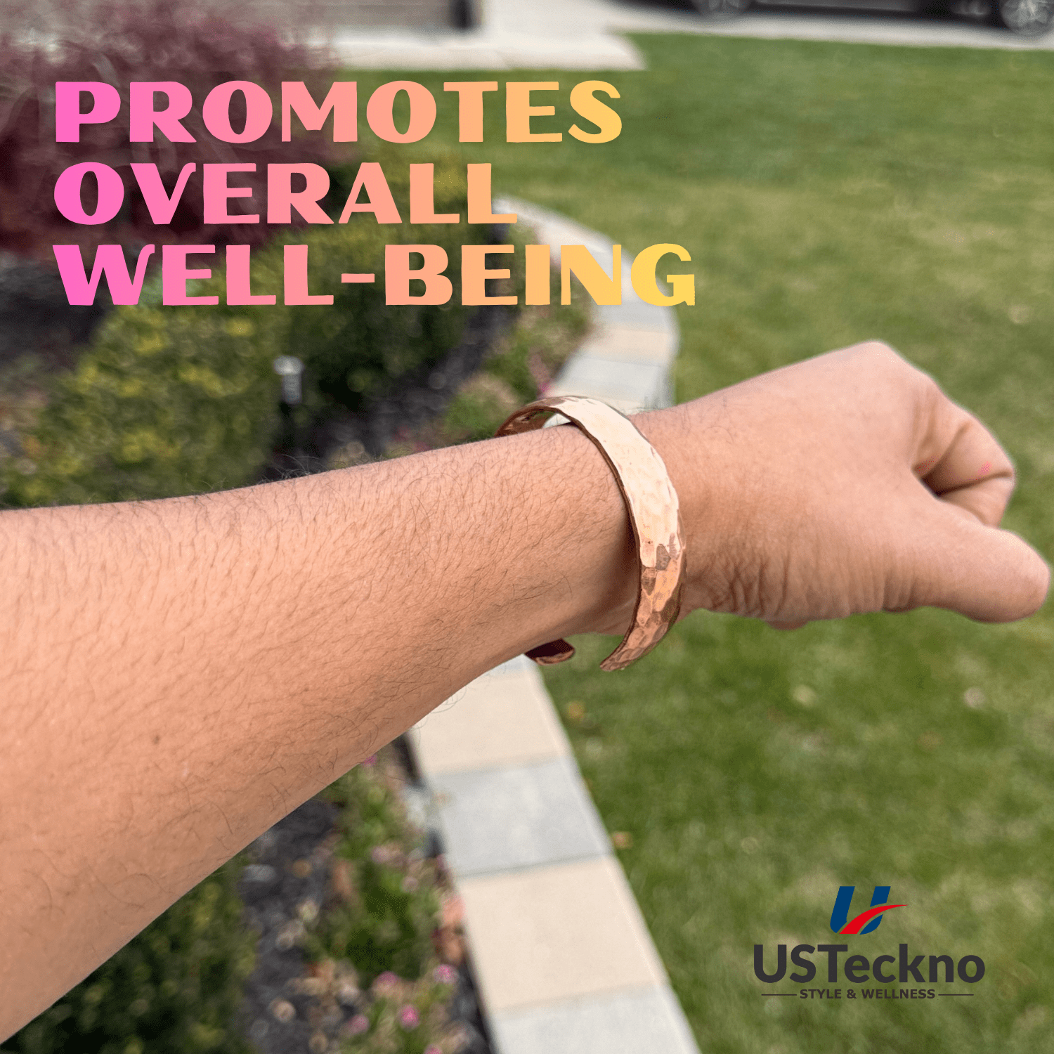 Hand Forged Unisex 100% Copper Bracelet. Made with Solid High Gauge Copper and Health benefits. Enhance your well-being in style!