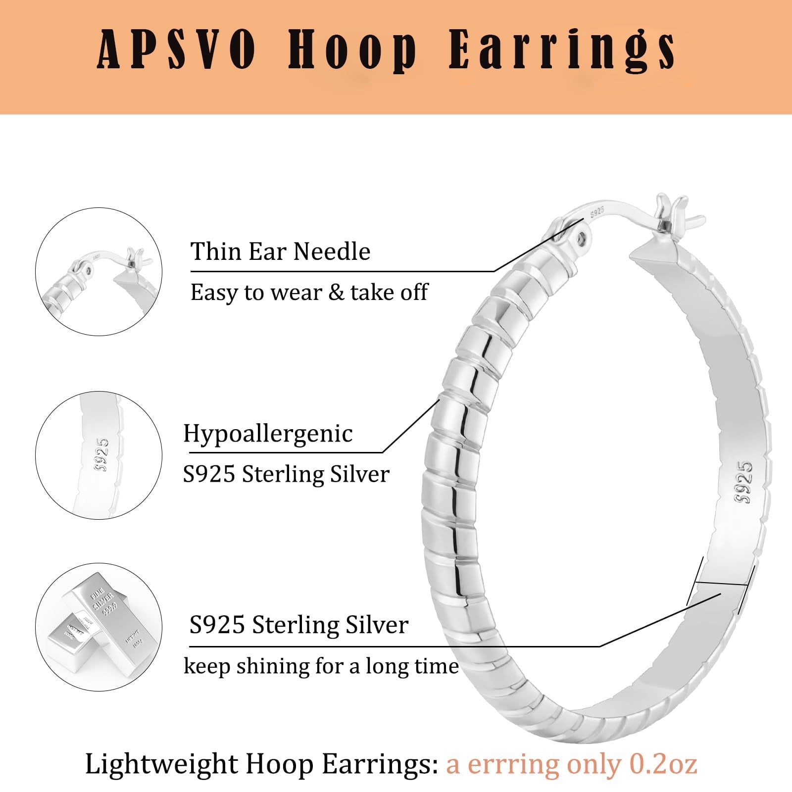 4 Pairs Hoop Earrings for Women CZ Small Huggie Cartilage Post Hypoallergenic Earrings Set for Multiple Piercing Valentines Day Jewelry Gifts Her Teen Mom Wife Lady Adults Ideas