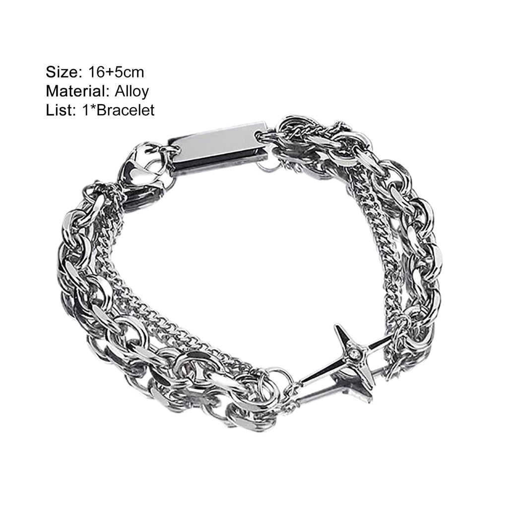 Women's 925 Sterling Bracelet Bangle Chain Banquet Jewelry