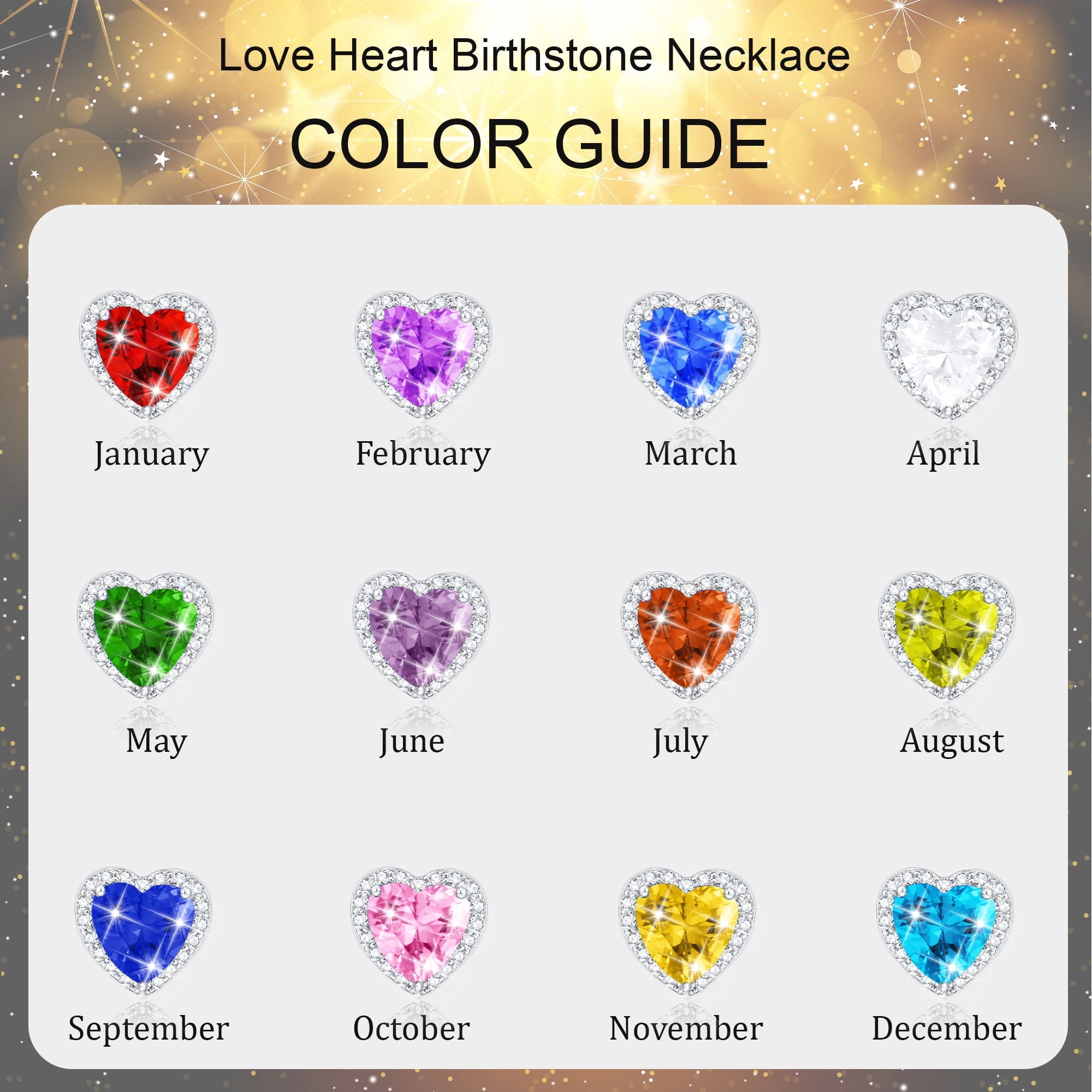 S925 Sterling Plated Heart Necklaces for Women Girls CZ April Pendant with Crystal Easter Basket Stuffers Jewelry Gifts Teen Her Adults Lady Girlfriend Kids