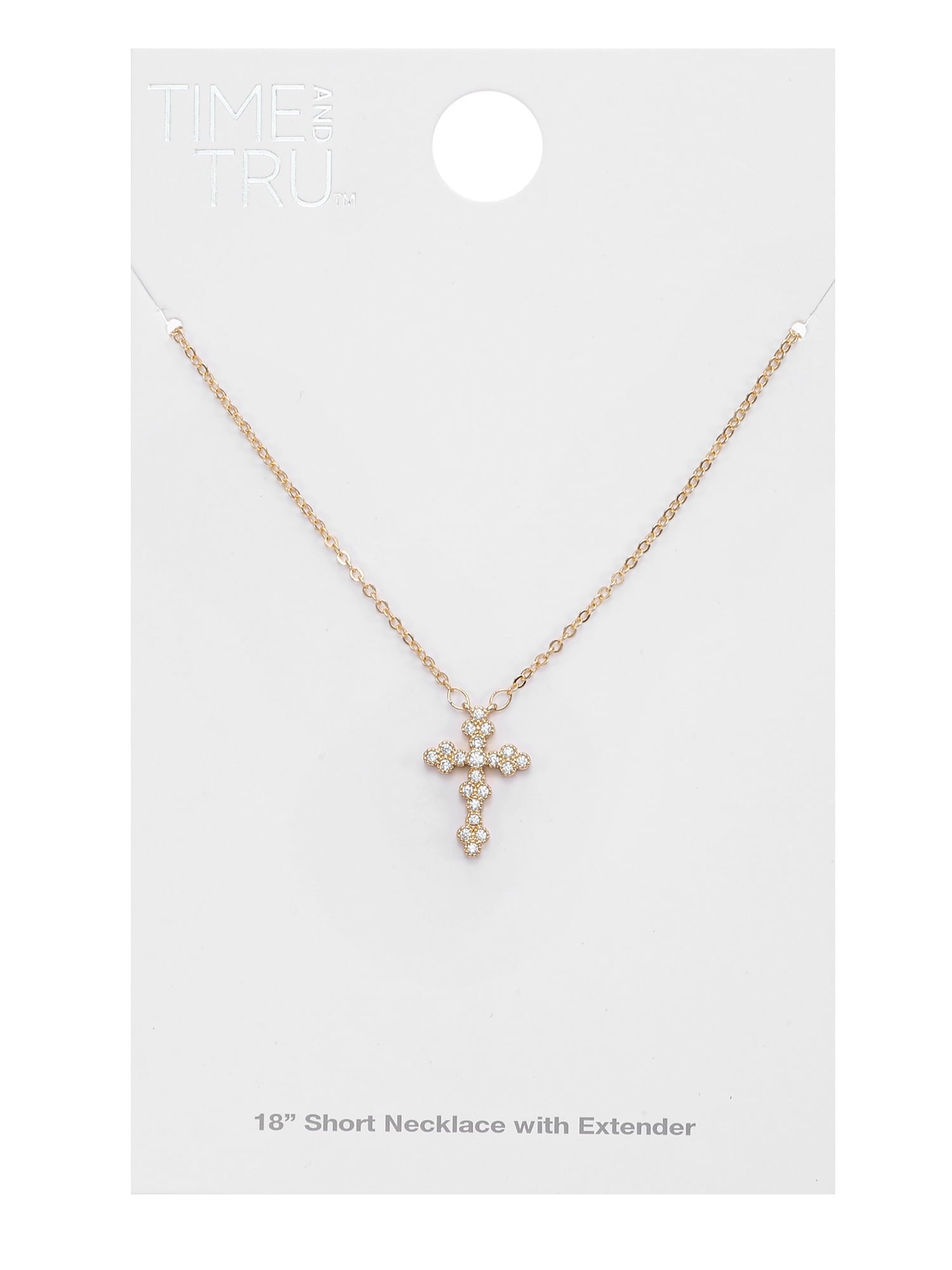 Tone Cross Necklace