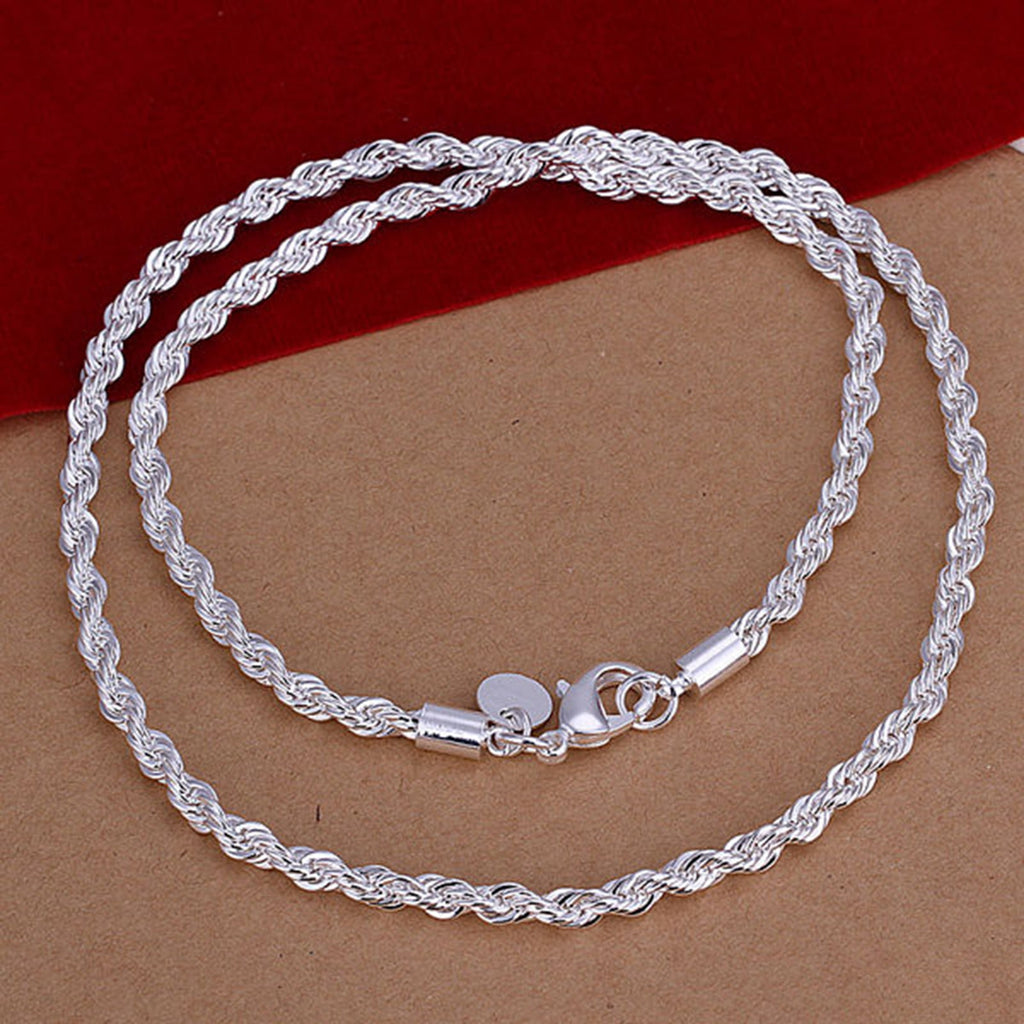 Women's 925 Sterling Bracelet Bangle Chain Banquet Jewelry