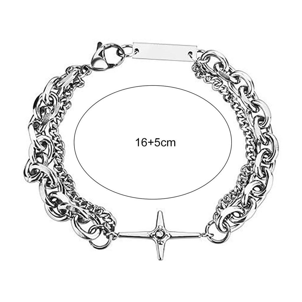 Women's 925 Sterling Bracelet Bangle Chain Banquet Jewelry