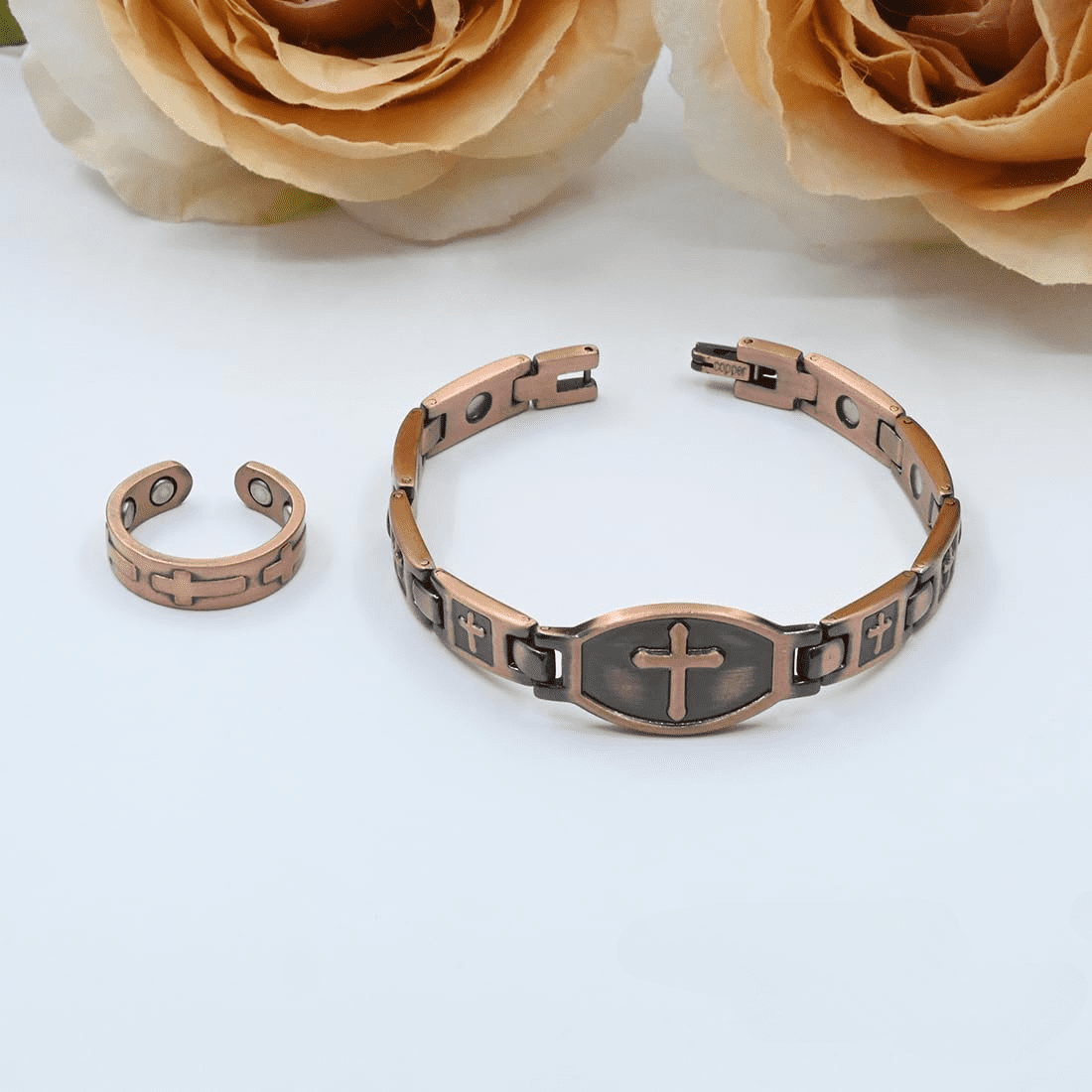 99.99% Solid Copper Magnetic Bracelets for Women