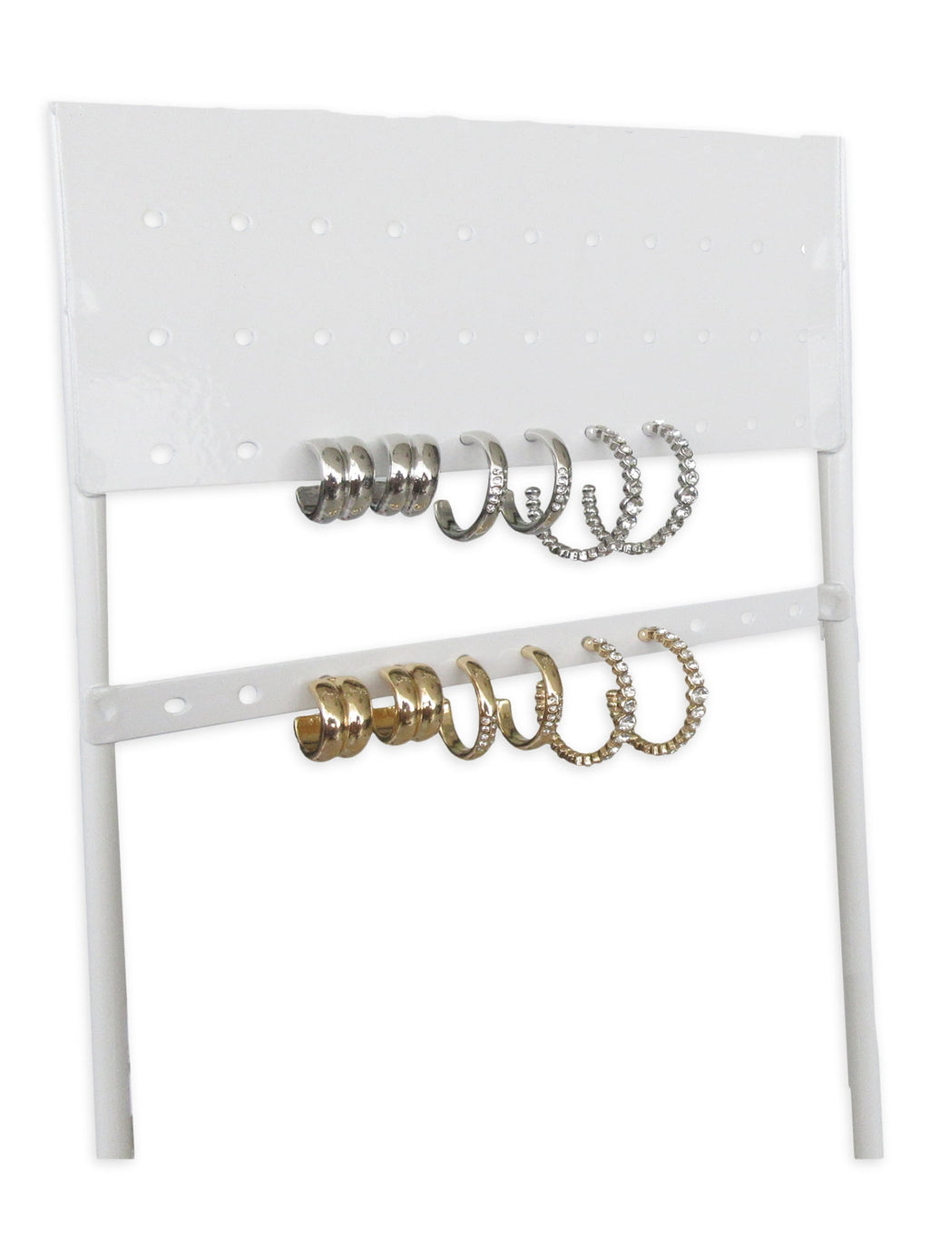 Essentials Multi Ear Hoop Earrings, 6 Pack