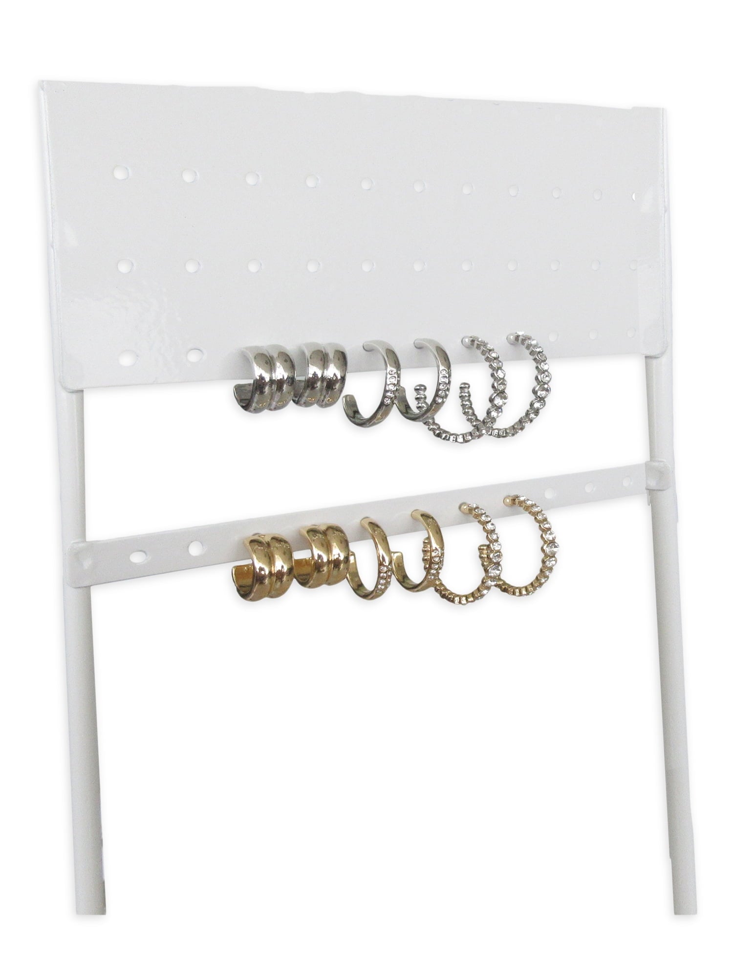 Essentials Multi Ear Hoop Earrings, 6 Pack