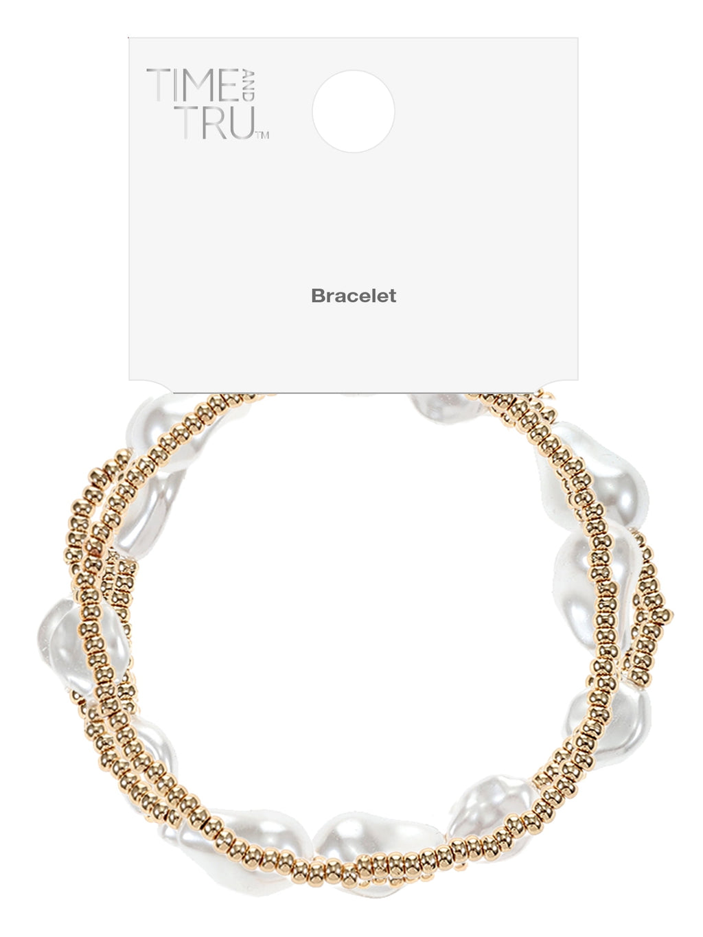 5-Piece Pearl &amp; Beaded Bracelet Set