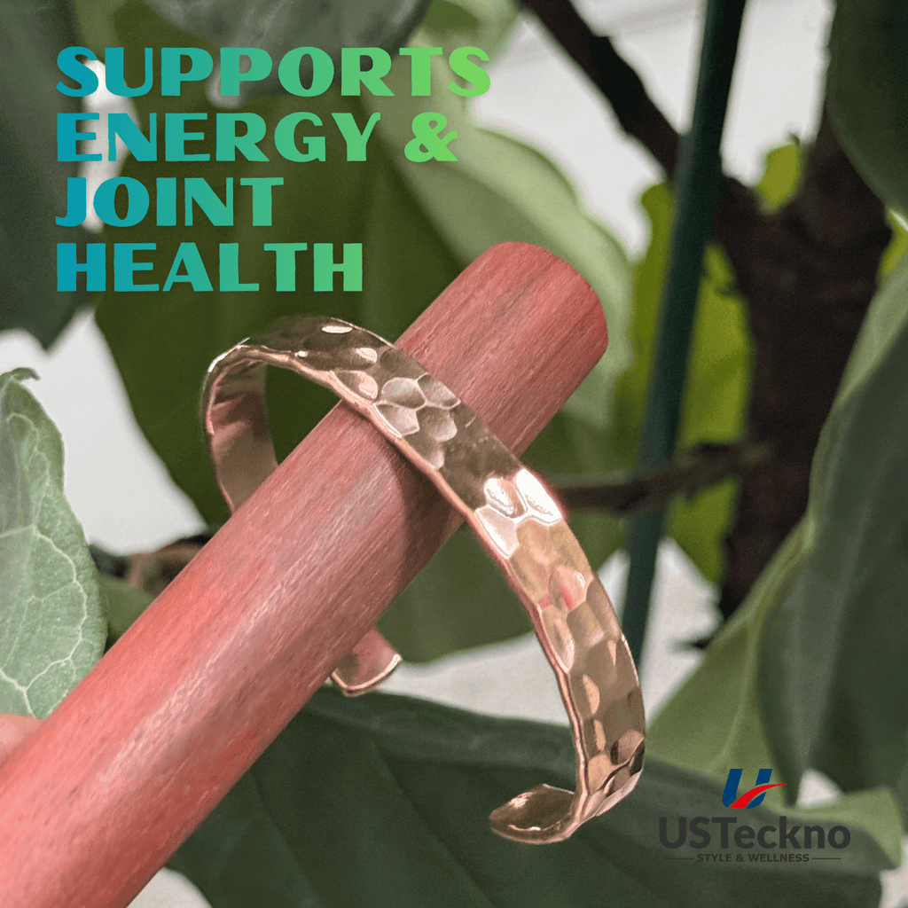 Hand Forged Unisex 100% Copper Bracelet. Made with Solid High Gauge Copper and Health benefits. Enhance your well-being in style!