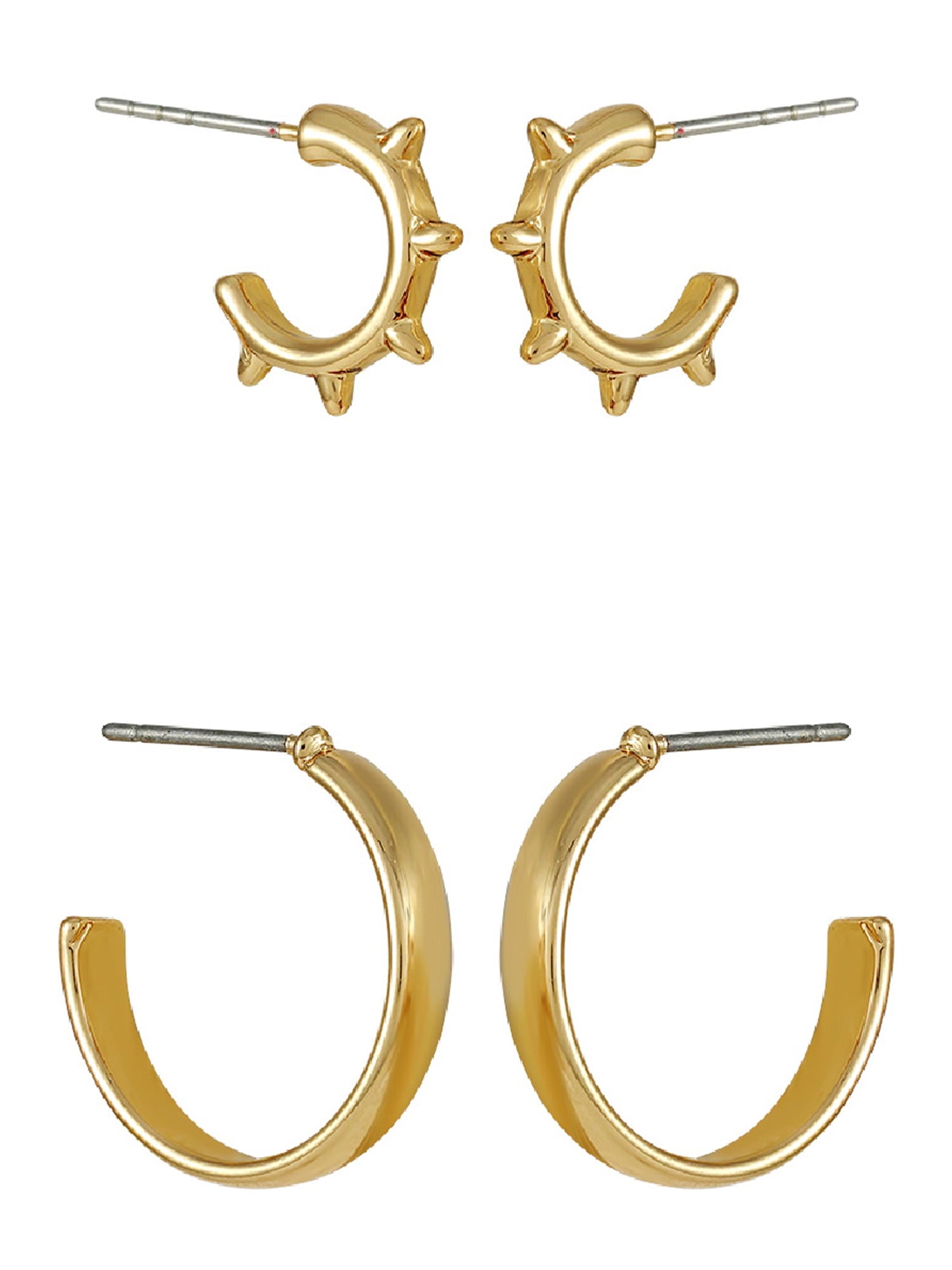 Essentials Multi Ear Hoop Earrings, 6 Pack
