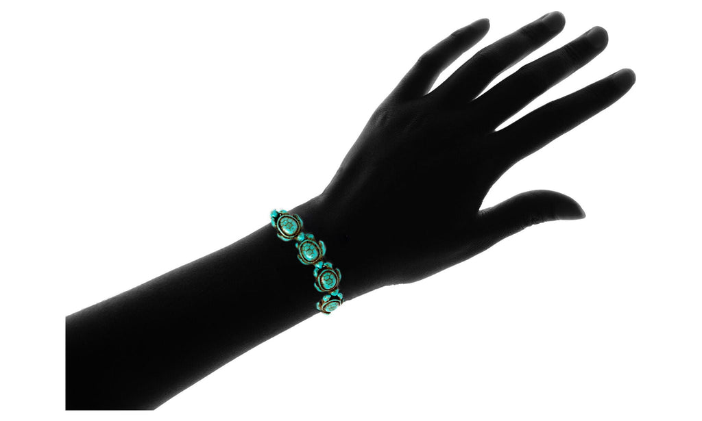 Turquoise Hawaiian Sea Turtle Bracelet