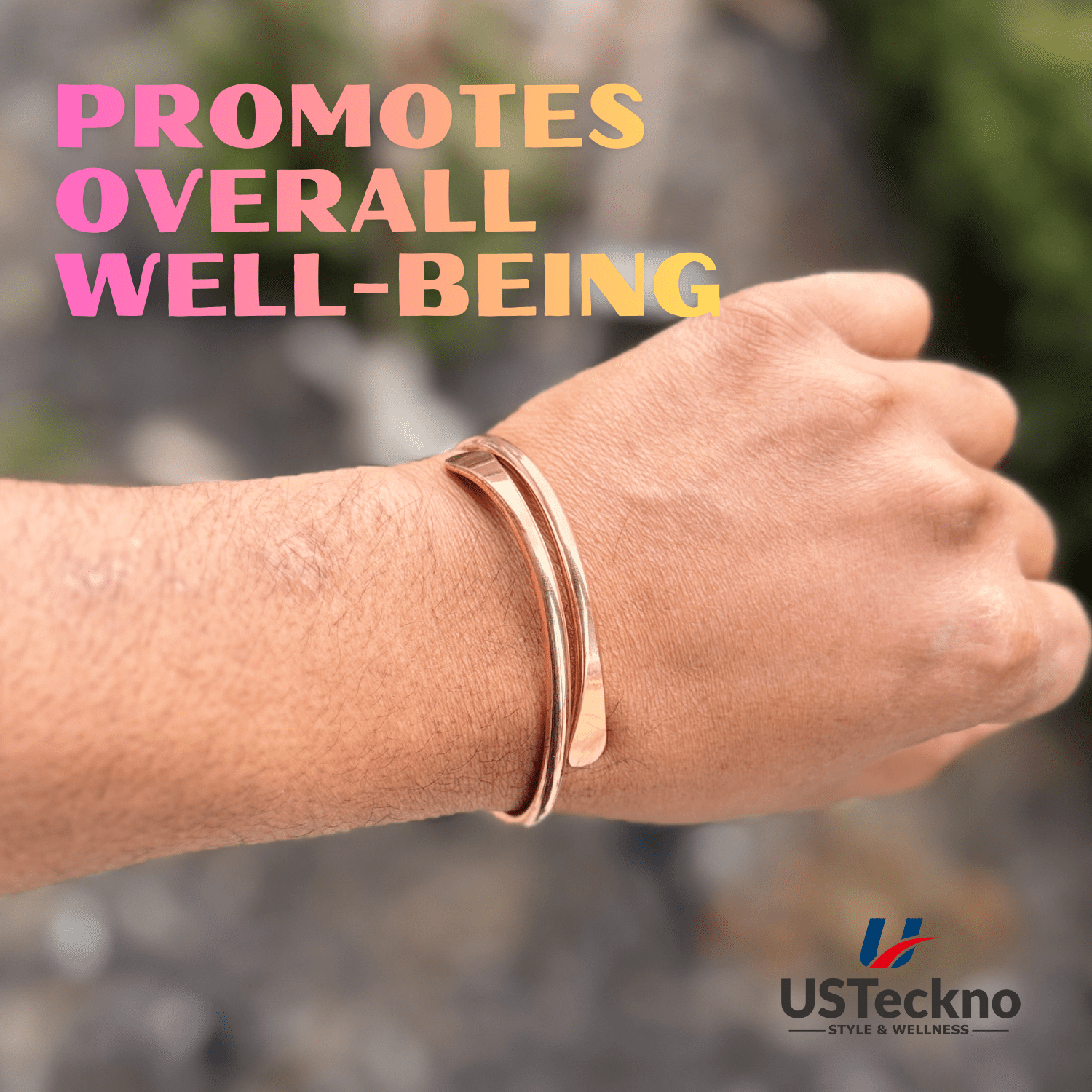 Hand Forged Unisex 100% Copper Bracelet. Made with Solid High Gauge Copper and Health benefits. Enhance your well-being in style!