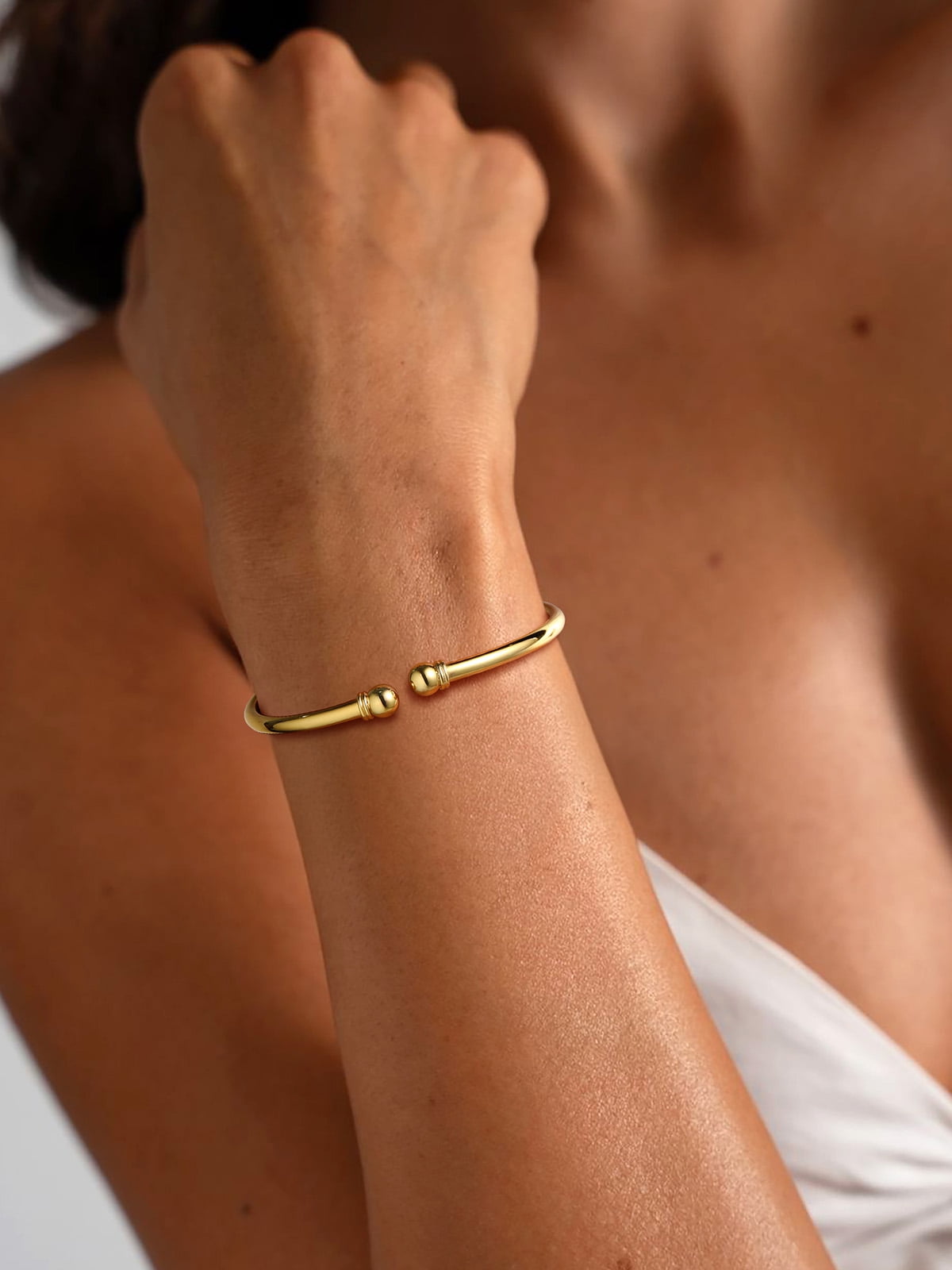 Twisted Bracelet for Women Open Bracelet Jewelry Solid Cuff Bangle