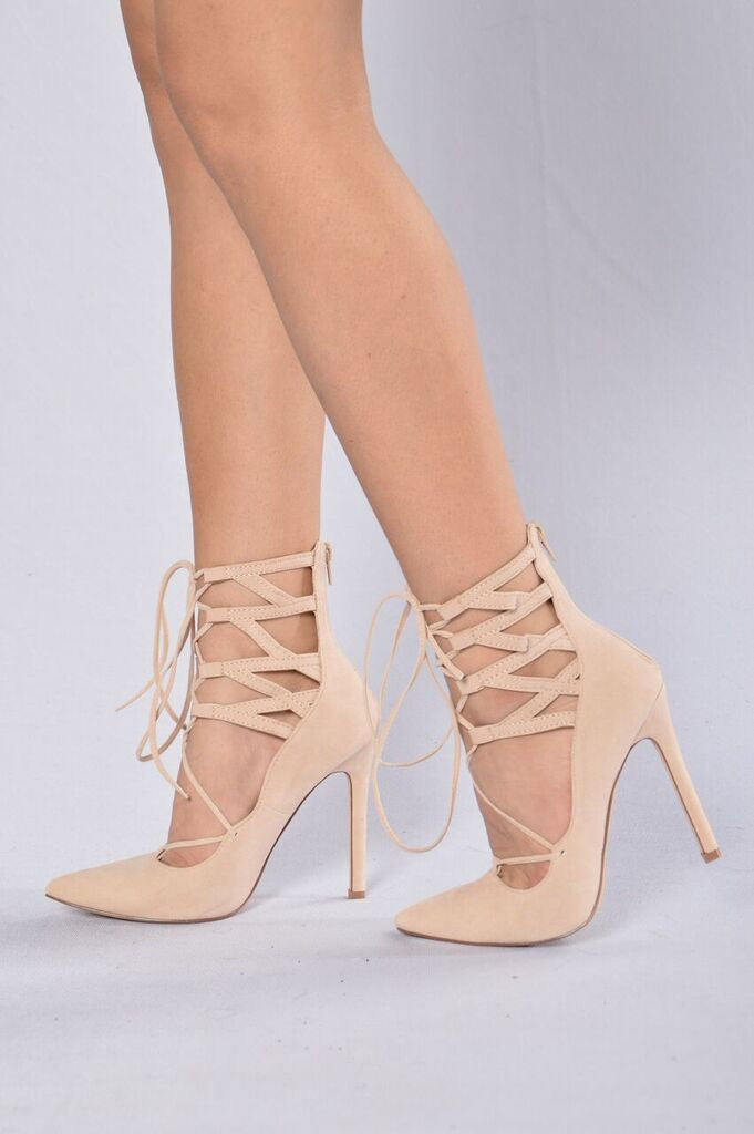 Crossing Paths Heel - Nude
